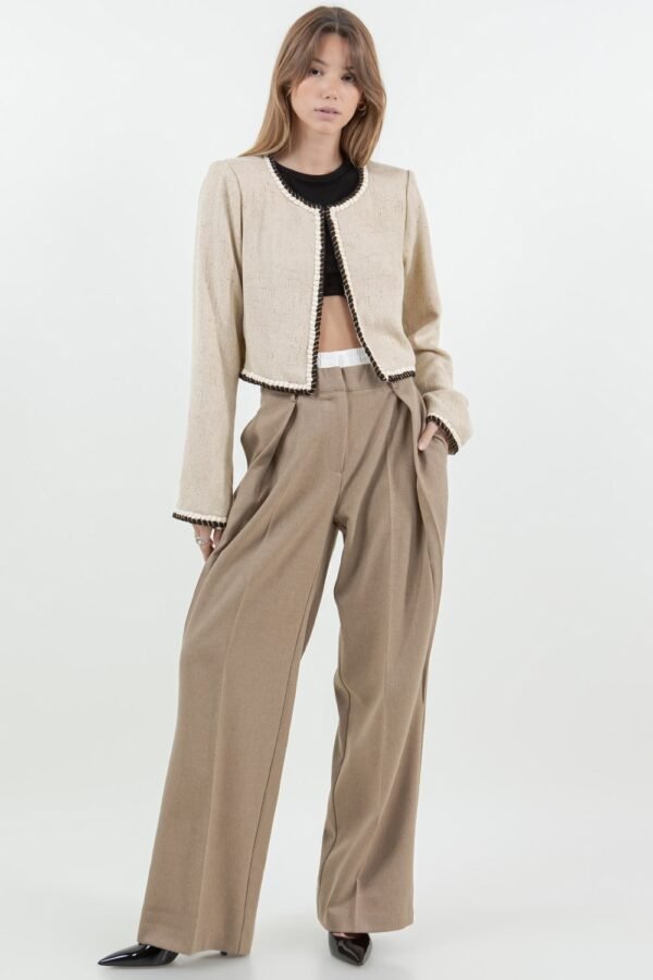 Modest Motion Straight Leg Trousers/Brown - Image 2