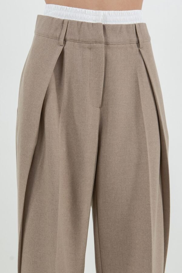 Modest Motion Straight Leg Trousers/Brown - Image 5