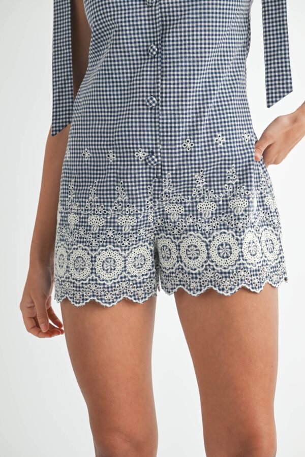 Lace Daydream Button Down Romper - Image 6