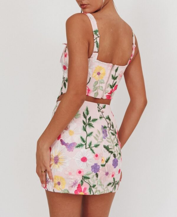 Blossom Babe Top And Skirt Set - Image 4